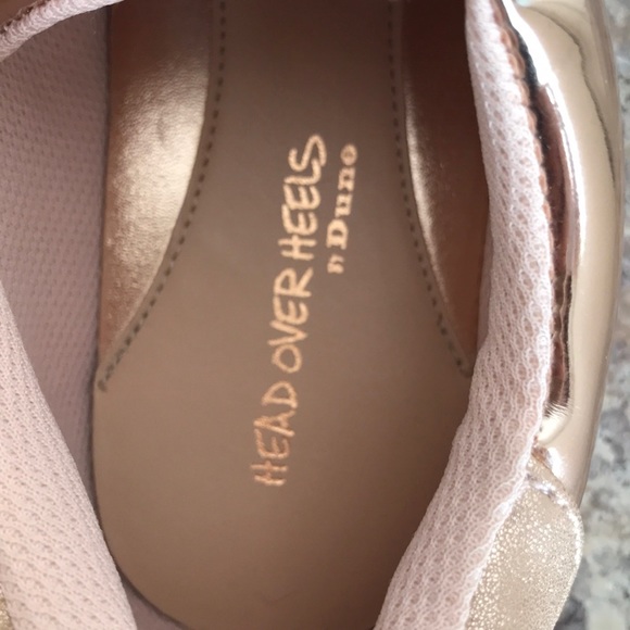 Dune Metallic Rose Gold Shoes - Picture 5 of 6